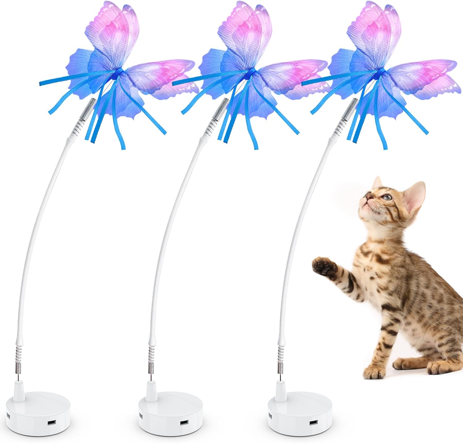GoldenSun 3-In-1 Interactive Cat Toys for Indoor | ObaPet