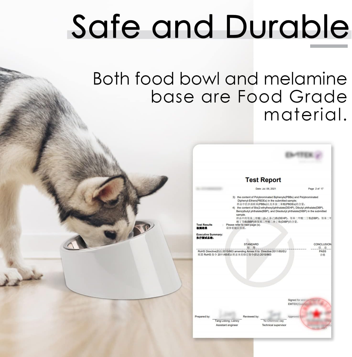 SuperDesign Mess Free 15° Slanted Bowl for Dogs | ObaPet