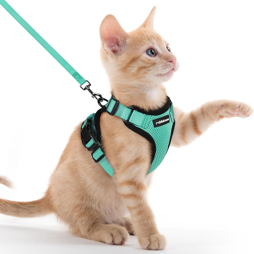 rabbitgoo Cat Harness and Lead Set, Escape Proof | ObaPet