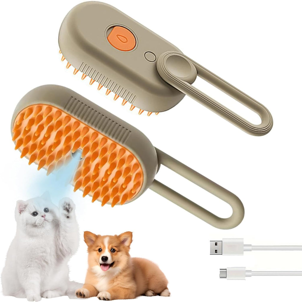 Cat Steam Brush for Shedding Cloud Care Cat | ObaPet