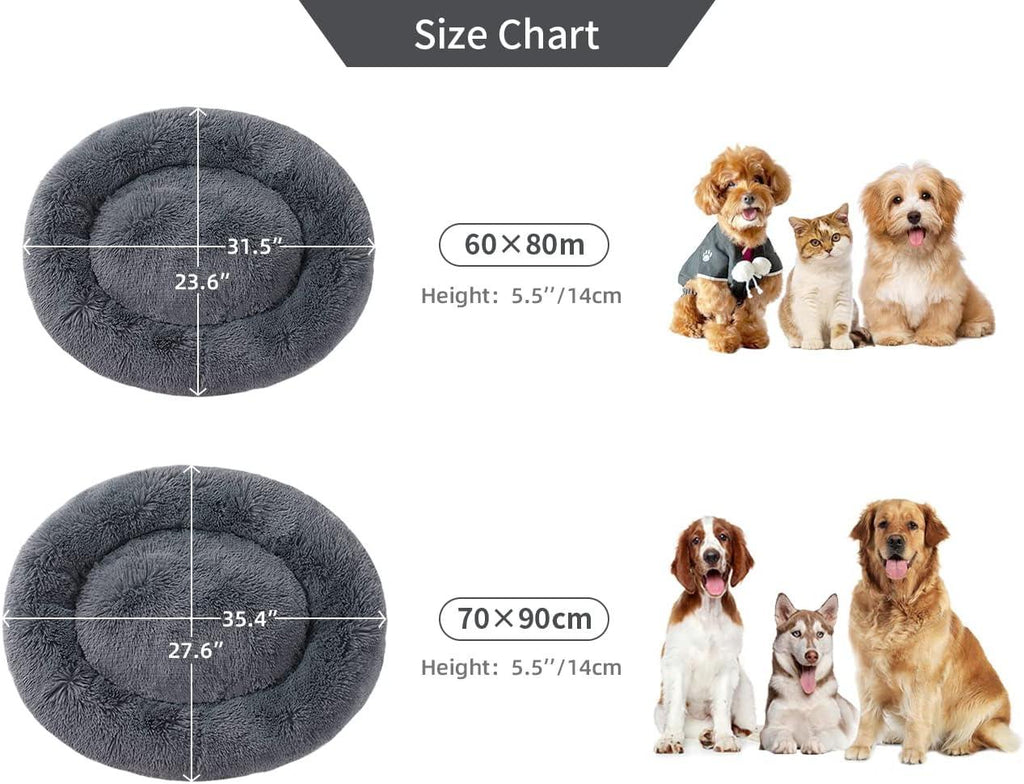 YOJOGEE Calming Donut Puppy Bed for Medium Small | ObaPet