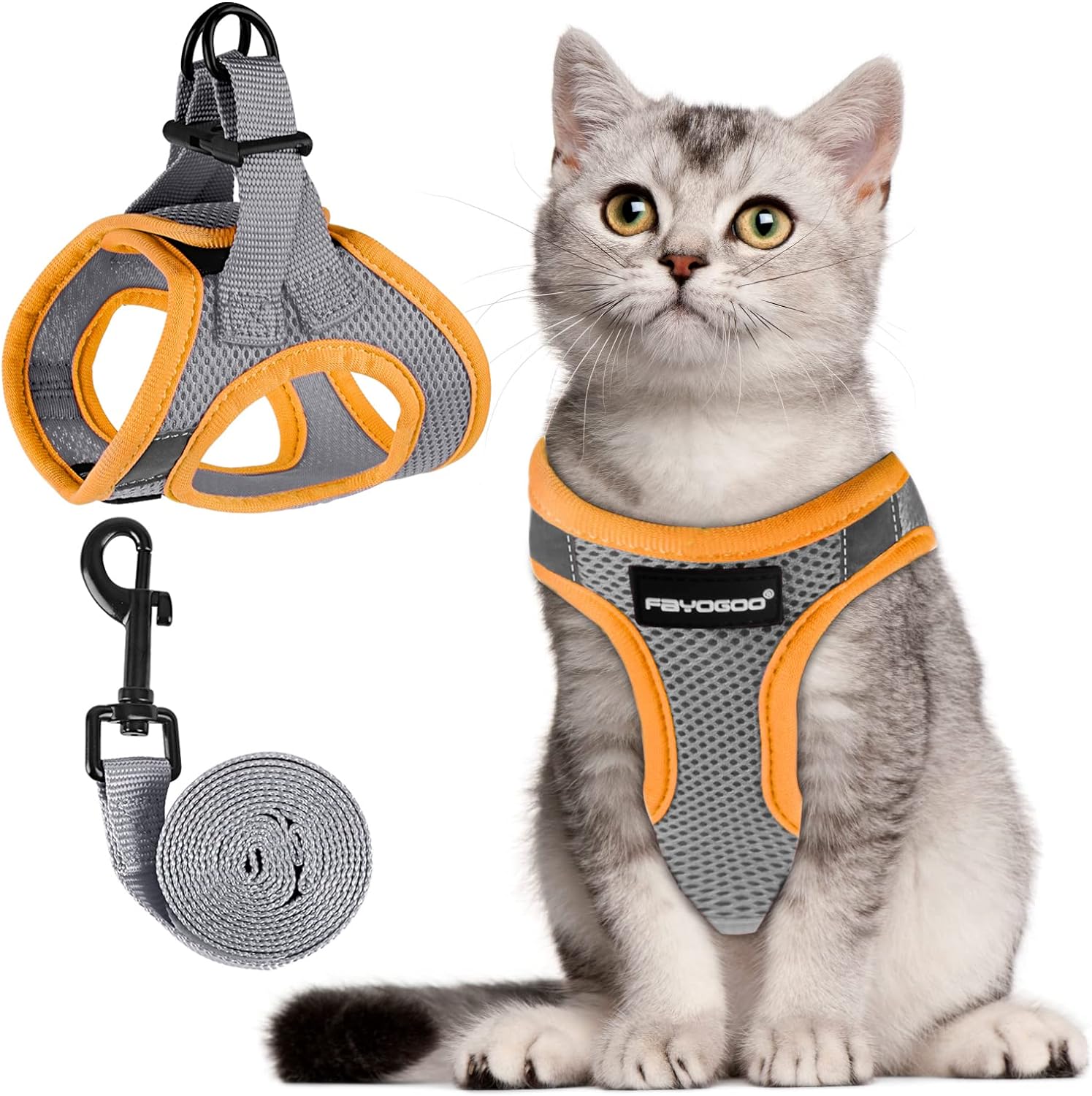 FAYOGOO Cat Harness and Lead Set, Cat Harness | ObaPet
