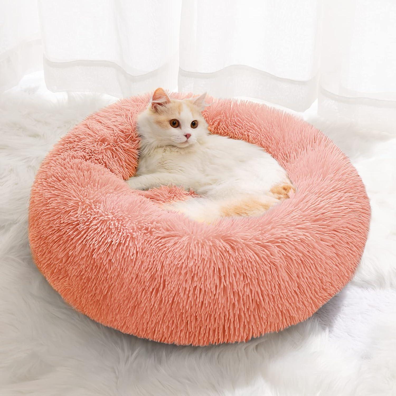YOJOGEE Calming Donut Puppy Bed for Medium Small | ObaPet