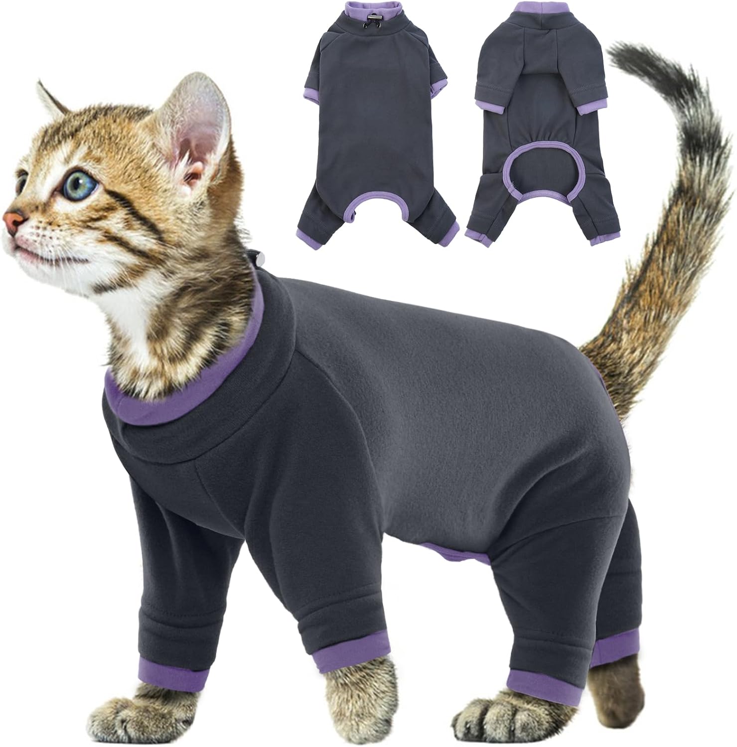 Cat Hair Sticky Onesie, Cat Soft Pajama Cat | ObaPet