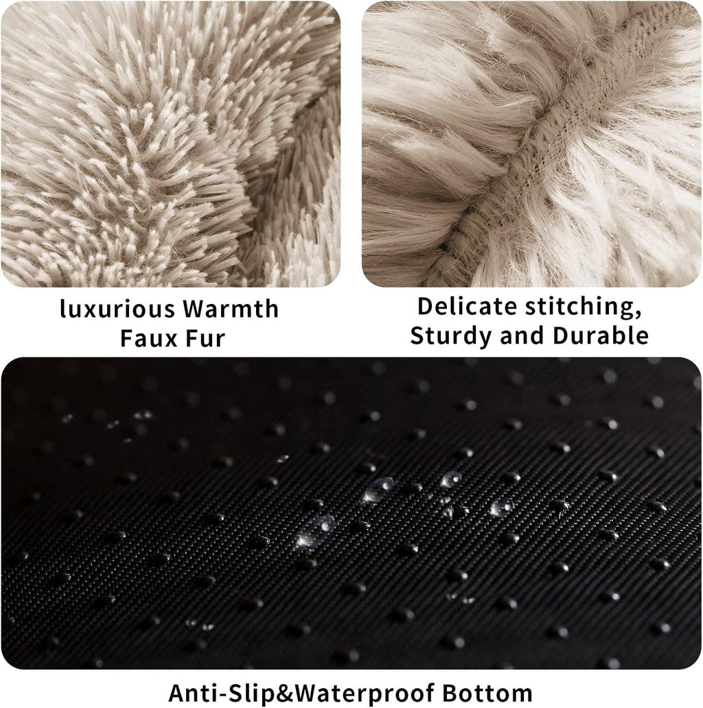 YOJOGEE Calming Donut Puppy Bed for Medium Small | ObaPet