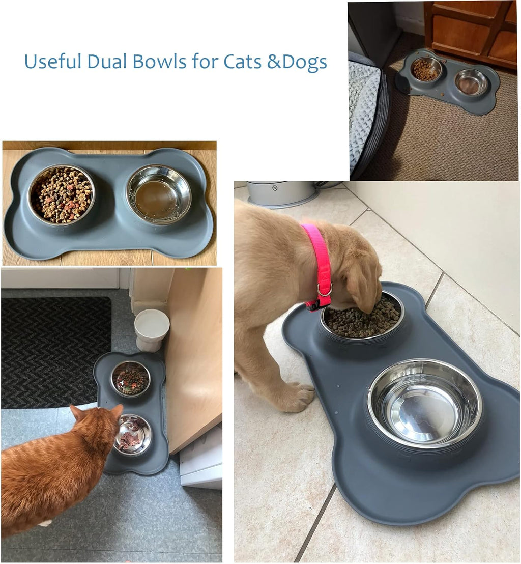 Dog Bowls, Puppy Bowl YOKA Double Stainless | ObaPet