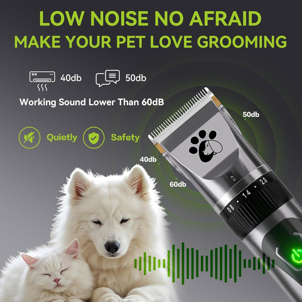 Dog Clippers Cordless, Professional Dog Trimmer, | ObaPet