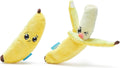 Barkbox 2 in 1 Interactive Plush Dog Toy - Rip and Reveal Toy for Dogs and Puppies - Stimulating Squeaky Pet Toys | Peas in a Pod (Small)