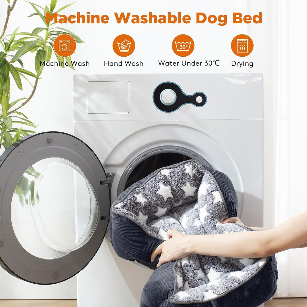 MIXJOY Dog Bed Washable, Super Soft Cosy Dog | ObaPet