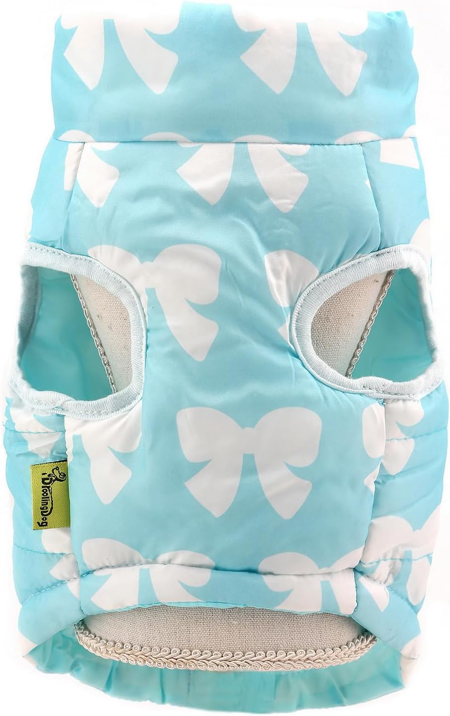 SMALLLEE_LUCKY_STORE Small Dog Cat Winter Coat Harness Jacket with D-ring Boy Girl Pet Puppy Comfort Padded Bomber Vest No Pull Chihuahua Clothes Pink Bows XS