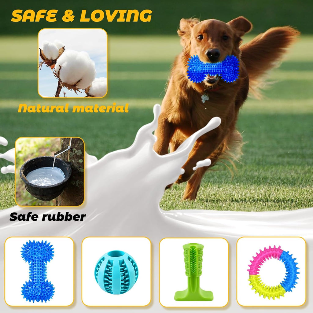 Leipple 20 Pack Luxury Dog Chew Toys for Puppy, | ObaPet