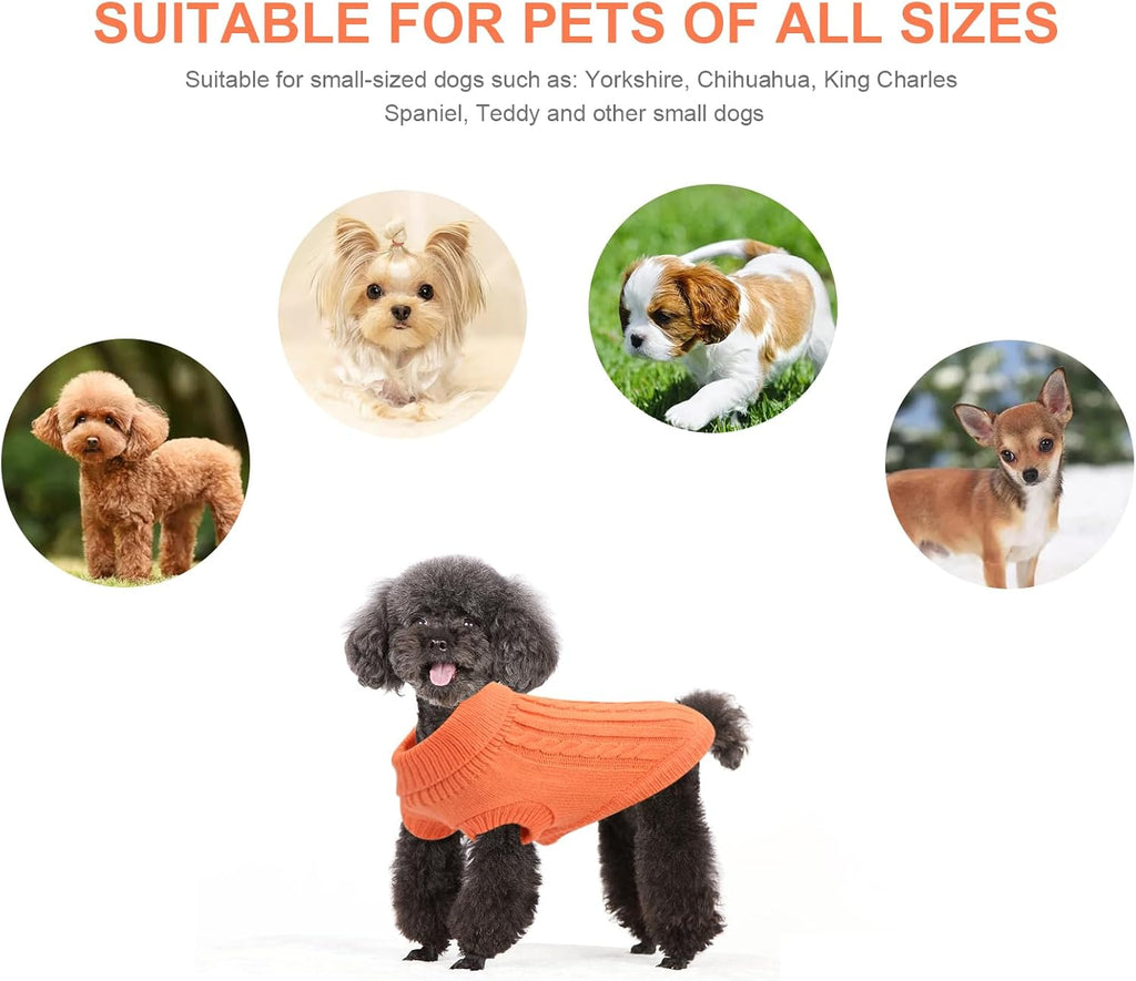 Small Dog Jumper, Warm Puppy Sweater for Small | ObaPet