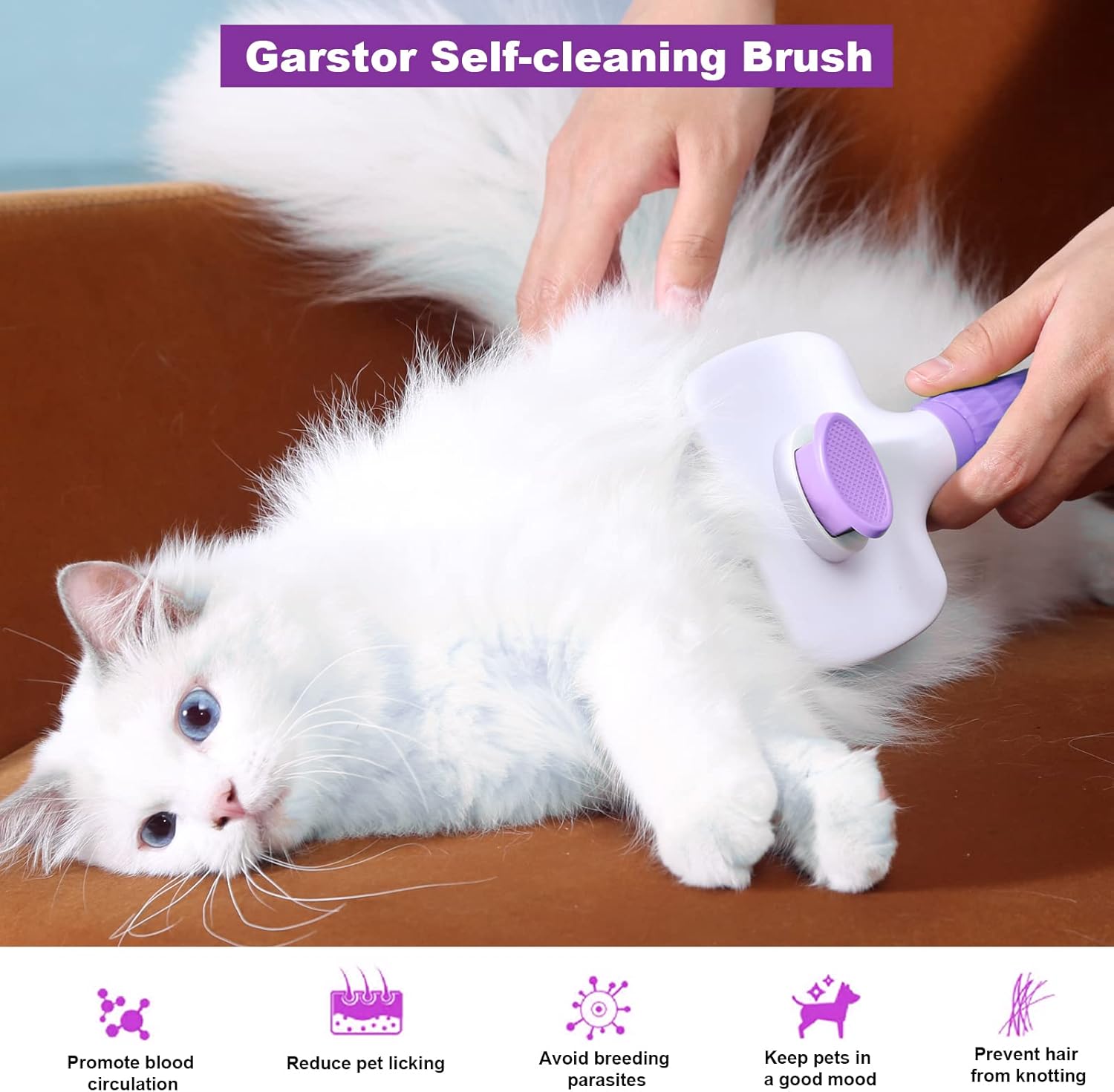 Garstor Dog Brush Comb, Cat Brush, Dog Brush for | ObaPet