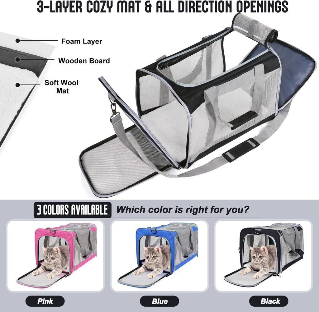 TIYOLAT Cat Carrier, Pet Carrier Airline | ObaPet