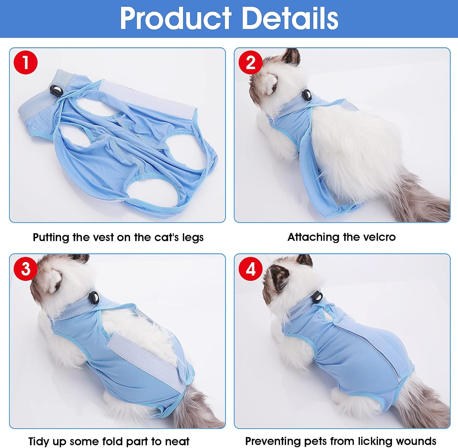 cobee Cat Professional Recovery Suit for | ObaPet