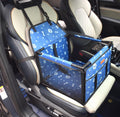 GoBuyer Waterproof Pet Dog Car Seat Booster Carrier with Seat Belt Harness Restraint for Puppy Cat Travel (Paw)