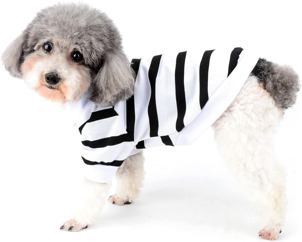 Zunea Dog Shirts for Small Dogs Summer Basic T-Shirt Striped Puppy Clothes Sequins Love Heart Sweatshirt Soft Cotton Short Sleeve Tee Shirt Pet Girl Boy Clothing Pullover Chihuahua Apparel Gray S