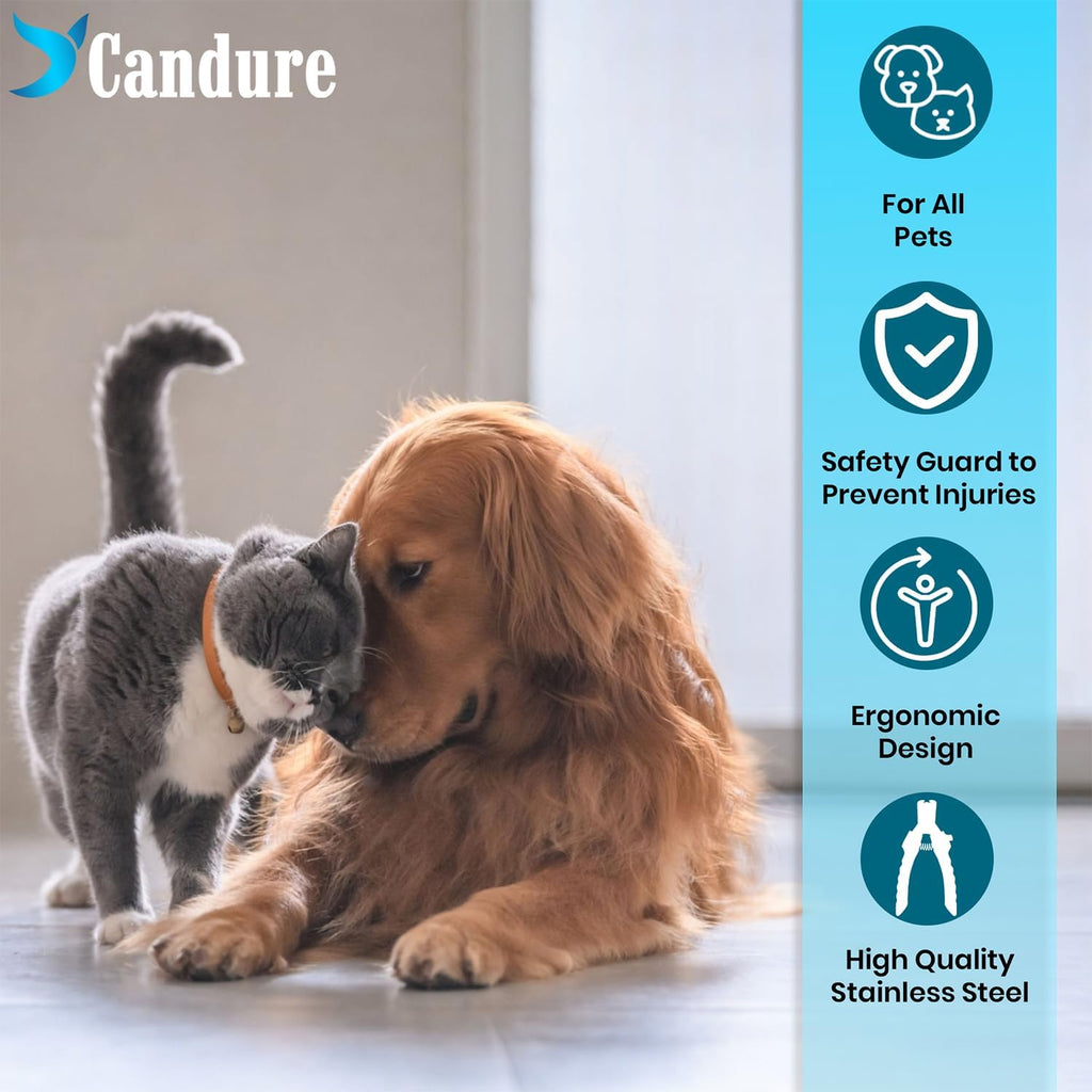Candure Dog Nail Clippers for Large, Medium and | ObaPet