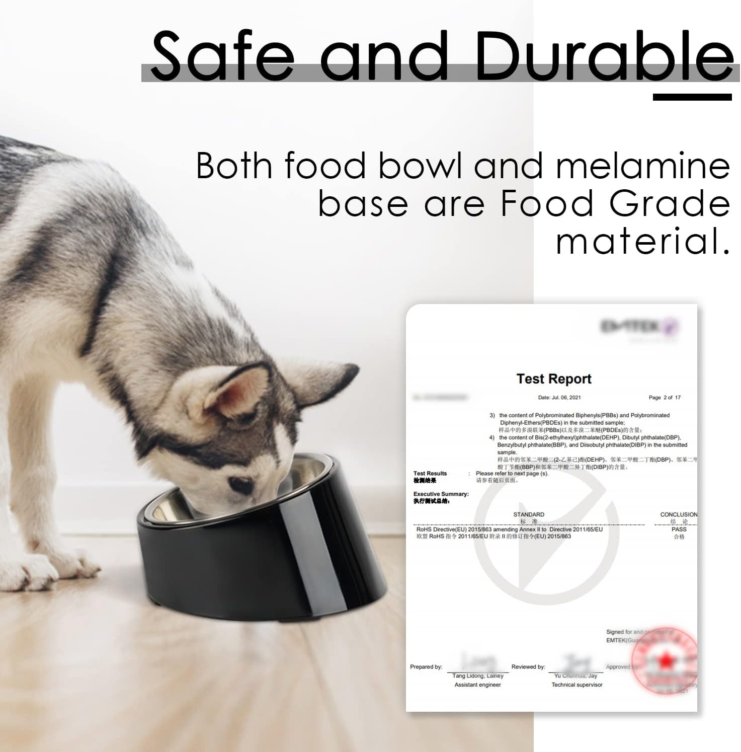 SuperDesign Mess Free 15° Slanted Bowl for Dogs | ObaPet