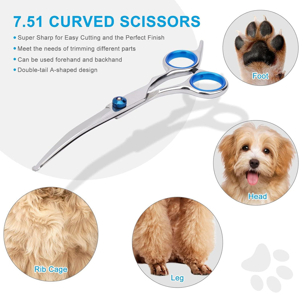 Dog Grooming Scissors with Safety Round Tip, Pet | ObaPet