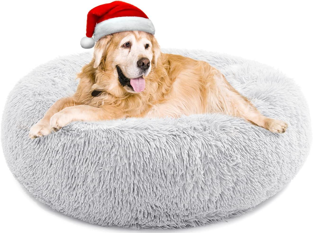 YOJOGEE Calming Donut Puppy Bed for Medium Small | ObaPet