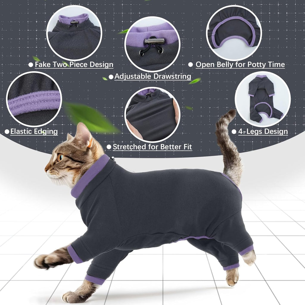 Cat Hair Sticky Onesie, Cat Soft Pajama Cat | ObaPet