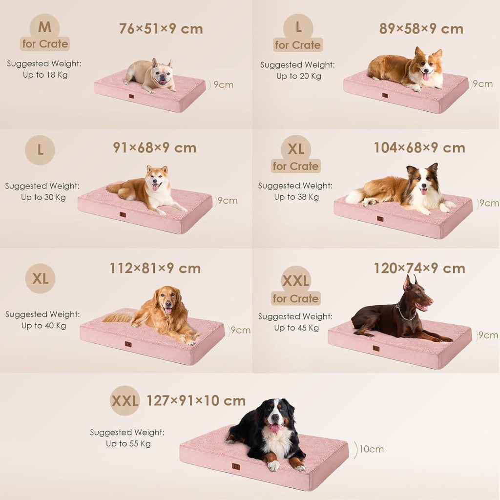 EHEYCIGA Orthopedic Dog Beds Small, Medium, | ObaPet
