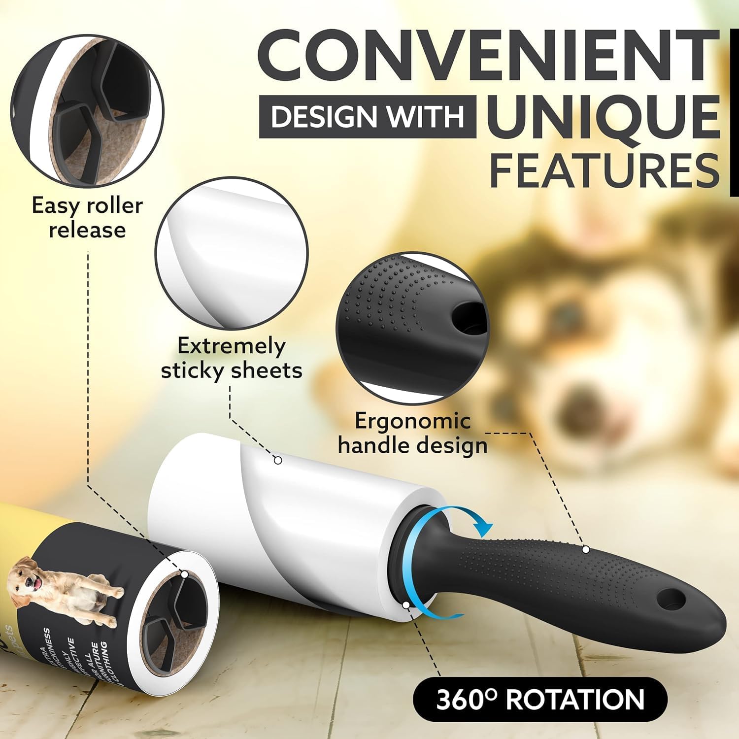 Tydi Pet Lint Roller Value Pack | ObaPet