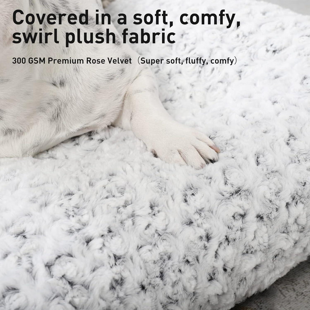 KSIIA Large Dog Bed Washable, Calming Dog Bed, | ObaPet