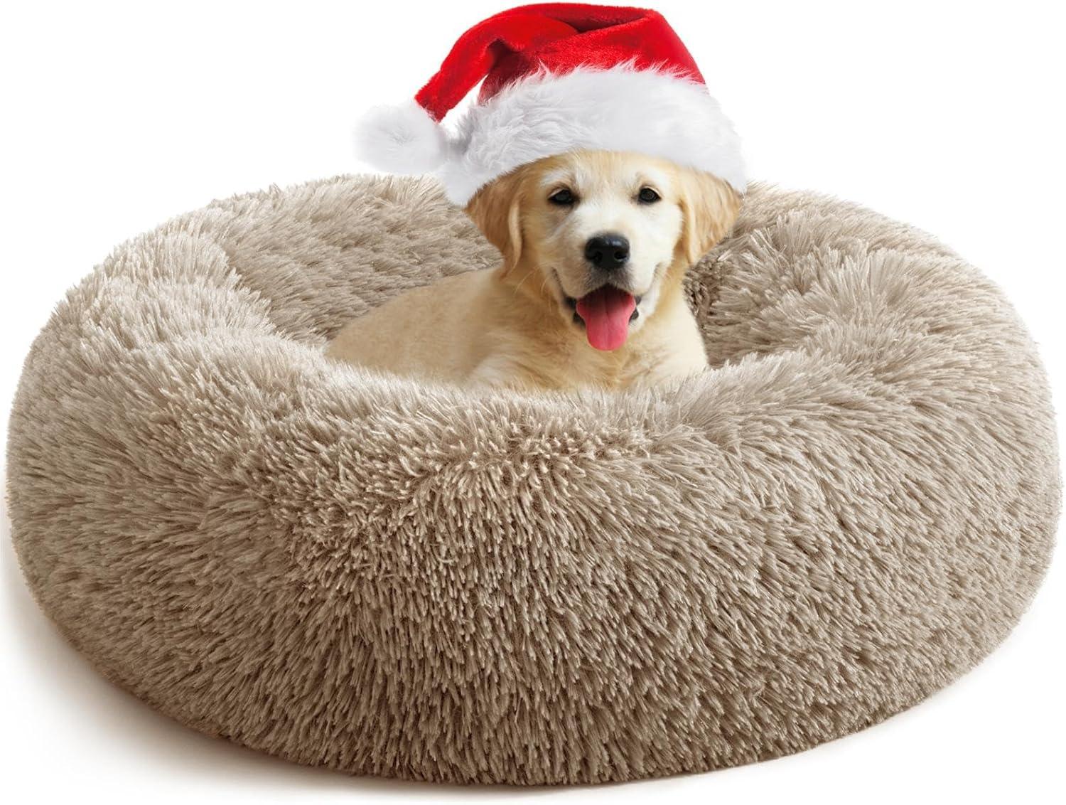 YOJOGEE Calming Donut Puppy Bed for Medium Small | ObaPet