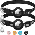 2 Pack Airtag Cat Collar Breakaway with | ObaPet