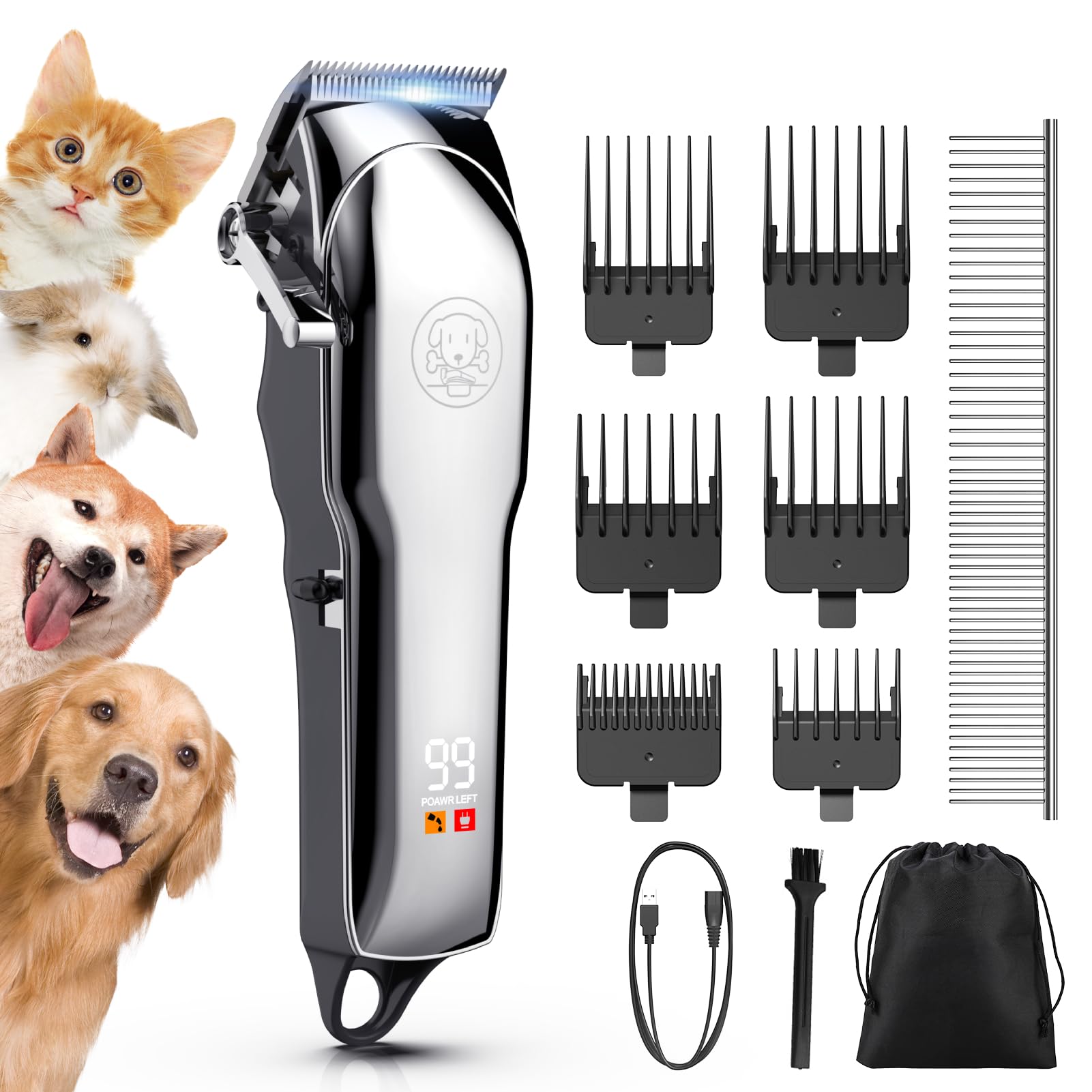 Kriogor Professional Dog Clippers for Thick | ObaPet