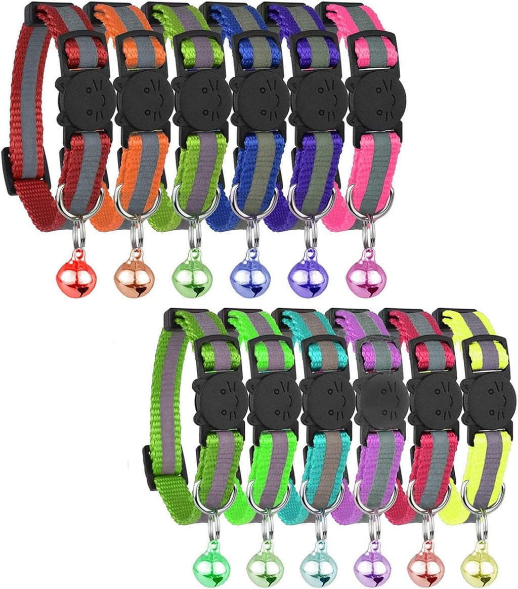 GingerUPer Cat Collars Quick Release,Reflective | ObaPet