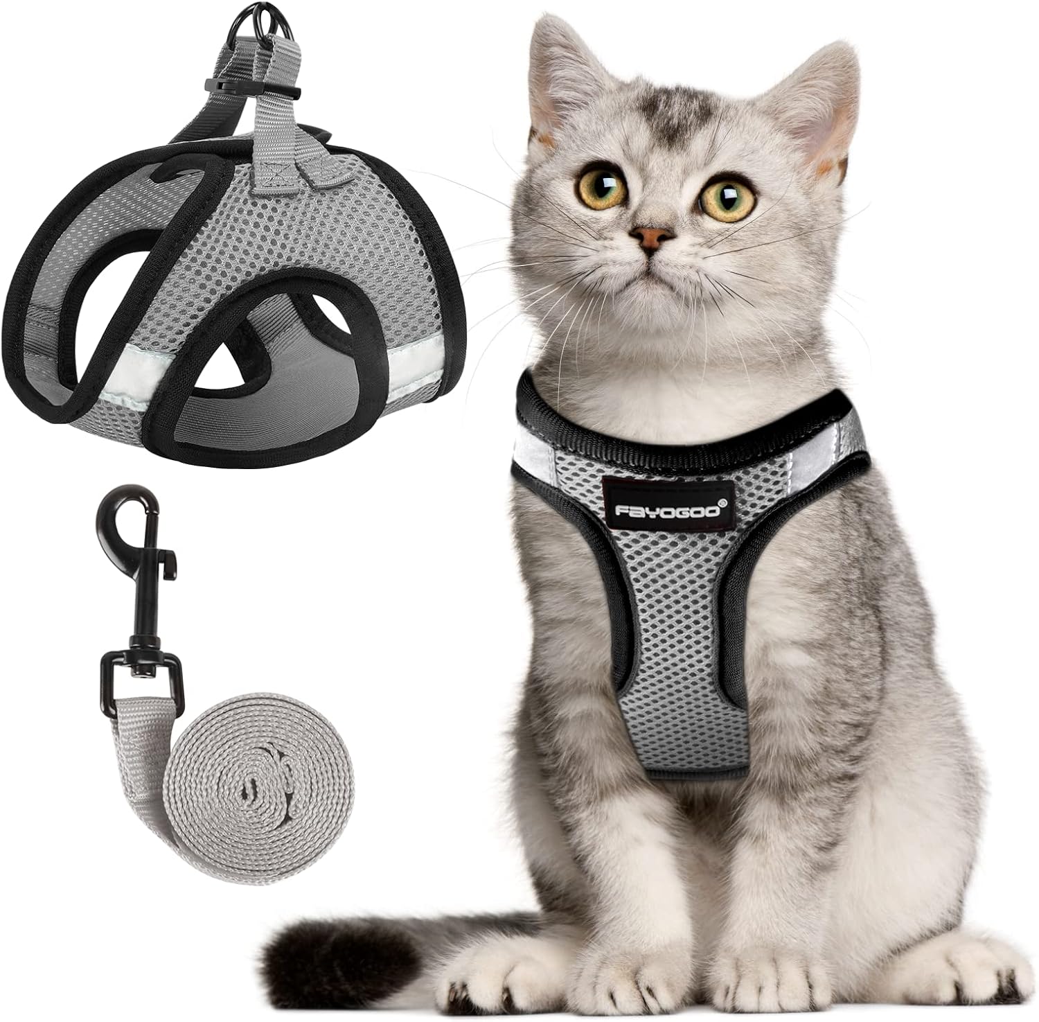 FAYOGOO Cat Harness and Lead Set, Cat Harness | ObaPet