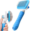 Dog Brush Cat Brush Grooming Comb,Self Cleaning | ObaPet