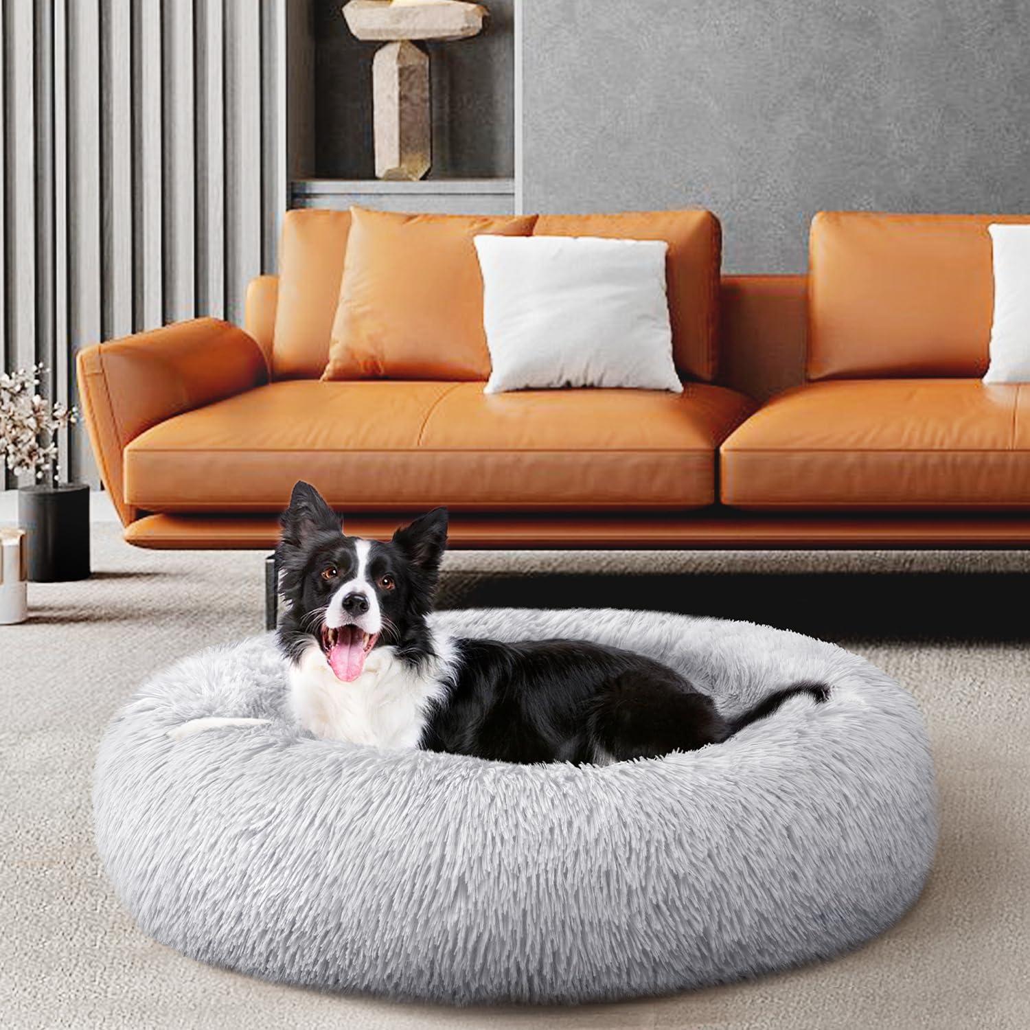 YOJOGEE Calming Donut Puppy Bed for Medium Small | ObaPet