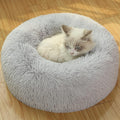 UUEMB 50cm Calming Dog Cat Bed, Plush Donut Pets | ObaPet