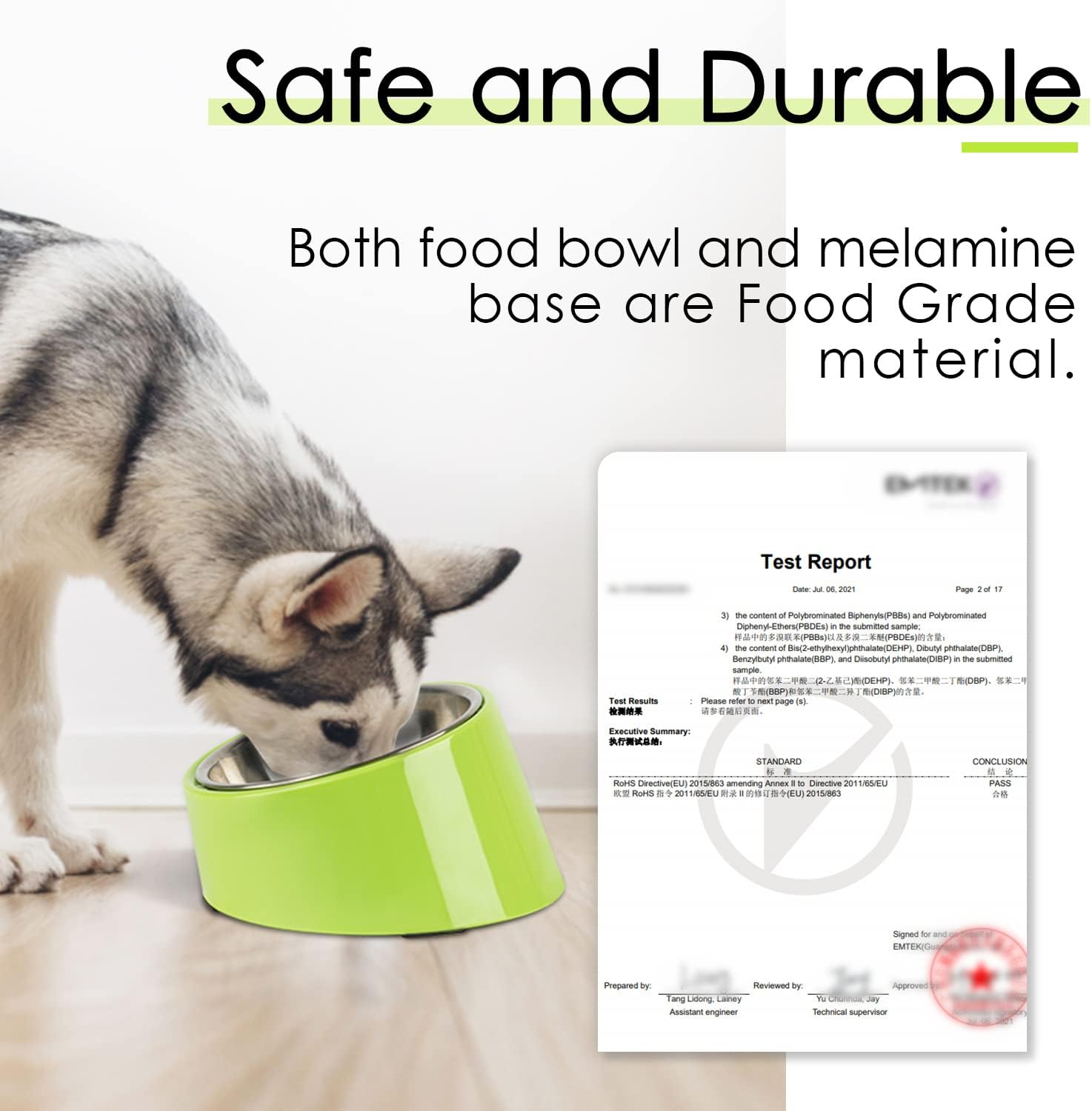 SuperDesign Mess Free 15° Slanted Bowl for Dogs | ObaPet