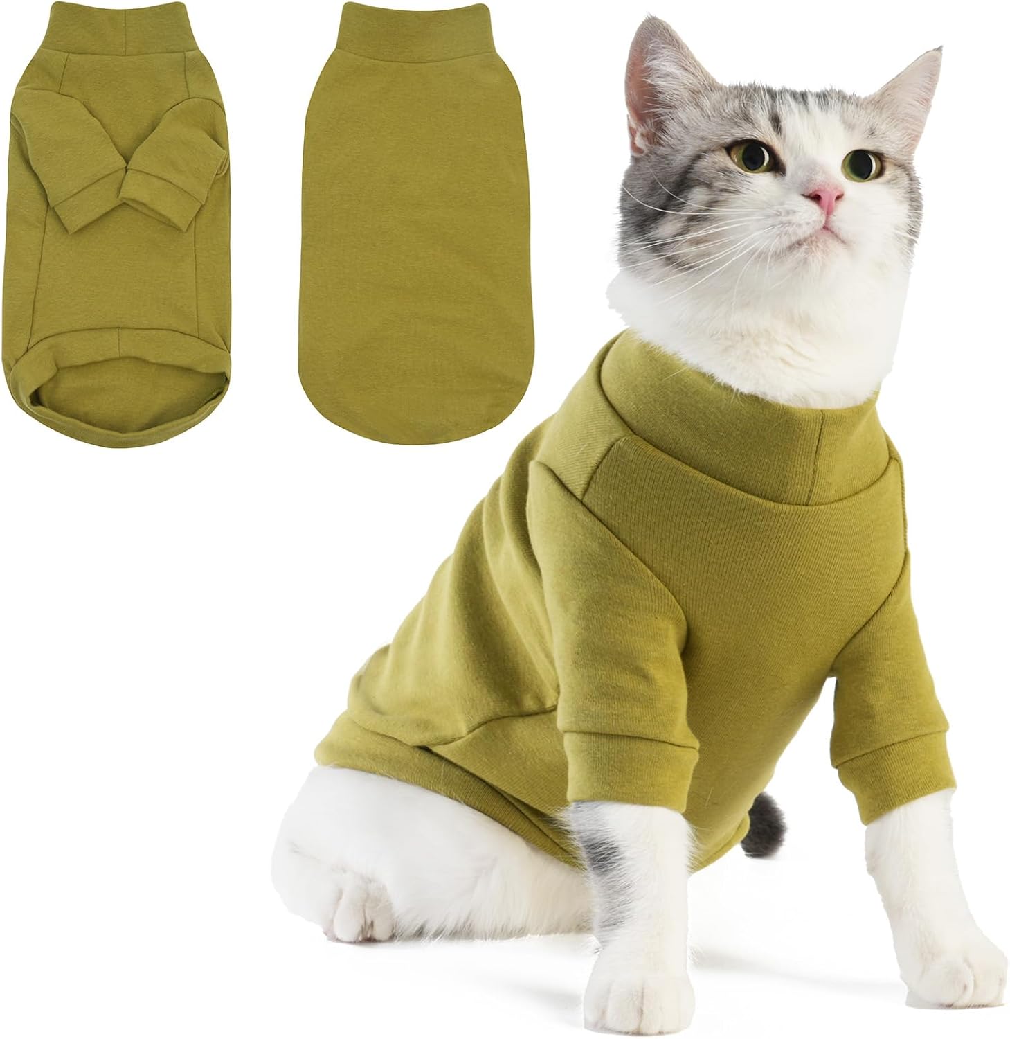 Cyponpy Cat Jumper Fleece Cat Clothing Winter | ObaPet