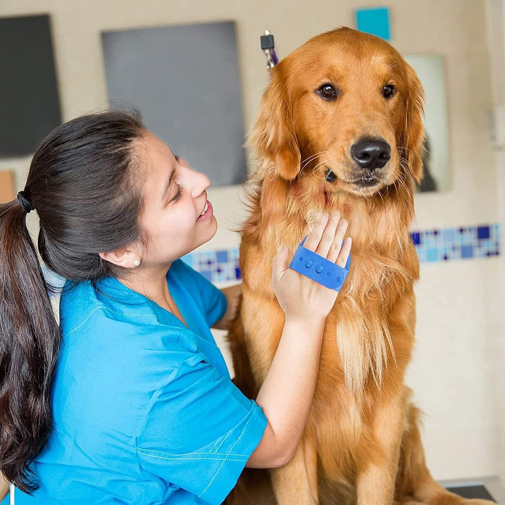 Dog Grooming Rubber Pet Mitt, Flexible Mitt that | ObaPet
