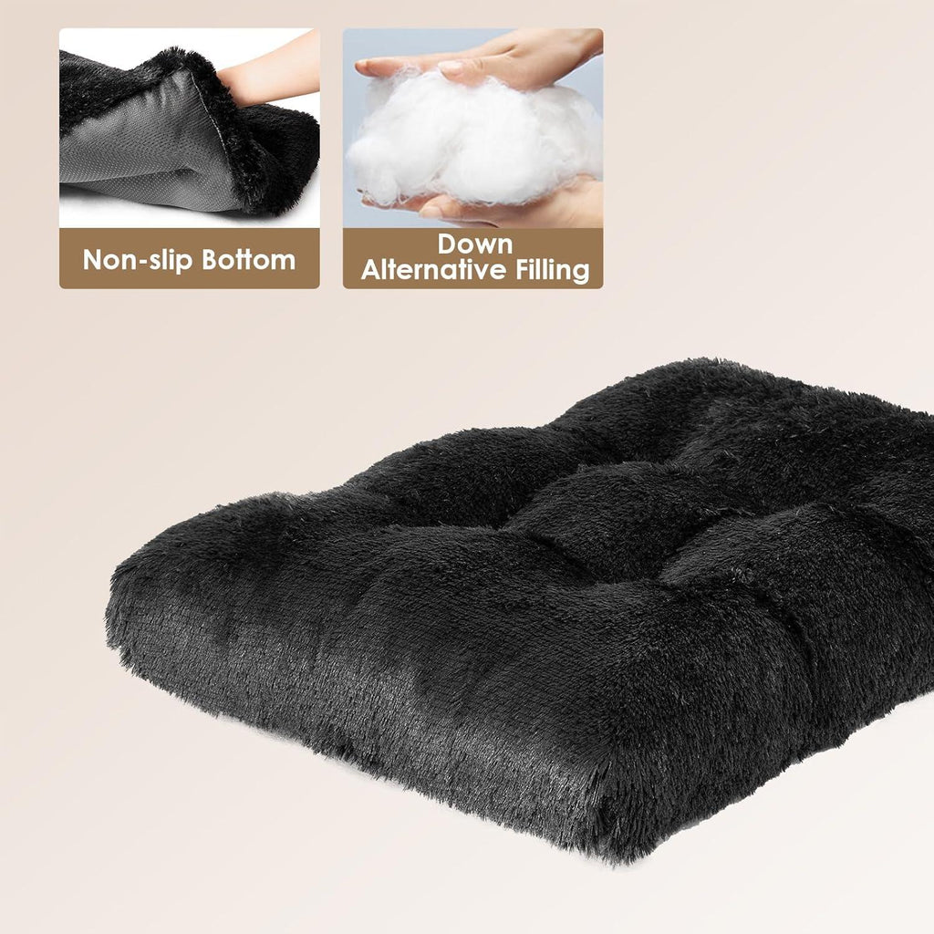 EHEYCIGA Calming Dog Bed Medium, Fluffy Anti | ObaPet