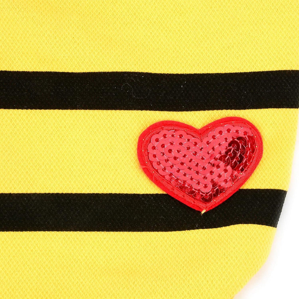 Zunea Dog Shirts for Small Dogs Summer Basic T-Shirt Striped Puppy Clothes Sequins Love Heart Sweatshirt Soft Cotton Short Sleeve Tee Shirt Pet Girl Boy Clothing Pullover Chihuahua Apparel Gray S