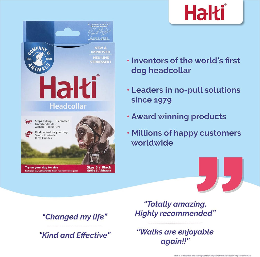 HALTI Headcollar, UK Bestselling Harness to Stop | ObaPet