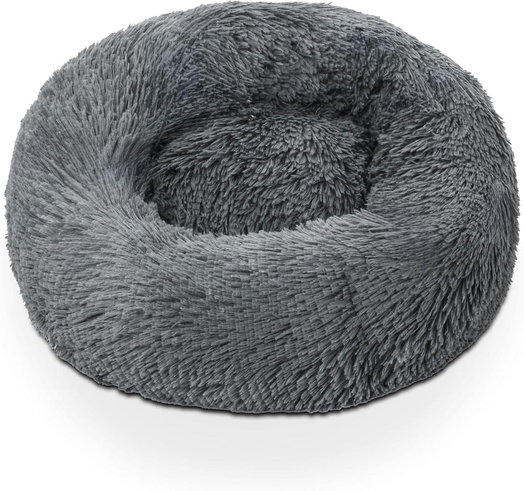 Woof & Whiskers Donut Beds For Dogs Grey Dog Bed | ObaPet