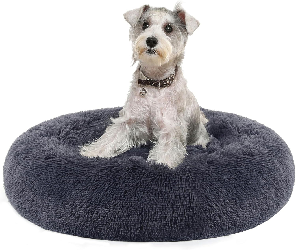 Feandrea Dog Bed, Donut Cat Bed, Fluffy Calming | ObaPet