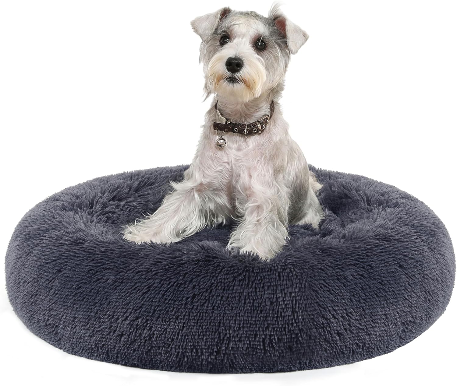 Feandrea Dog Bed, Donut Cat Bed, Fluffy Calming | ObaPet