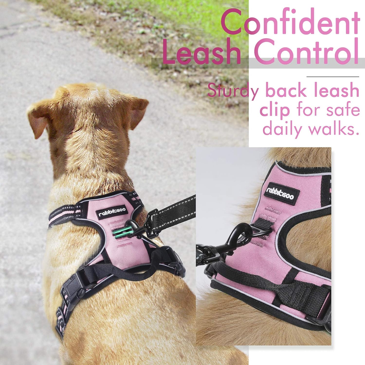 rabbitgoo Dog Harness Dog No Pull Pet Harness | ObaPet