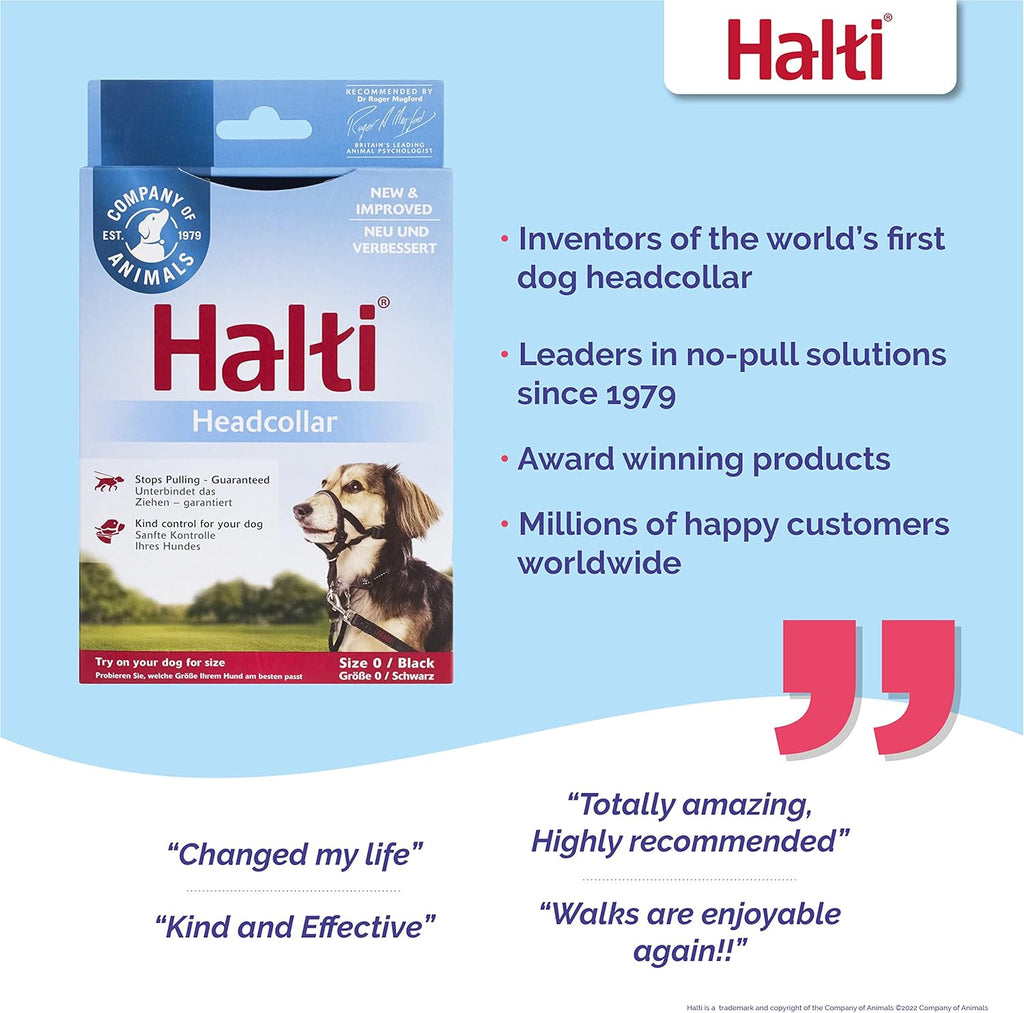 HALTI Headcollar, UK Bestselling Harness to Stop | ObaPet