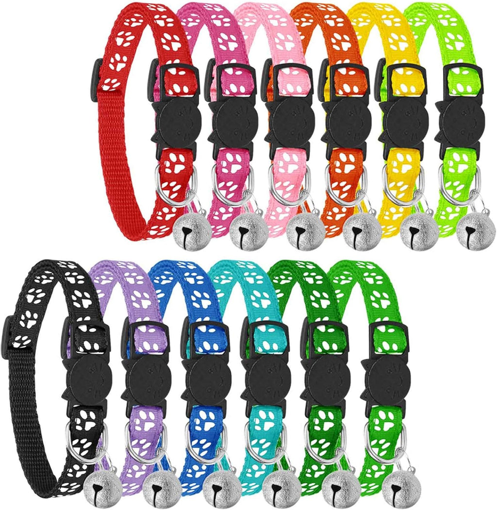 Reflective Cat Collars with Bells, Safe Quick | ObaPet