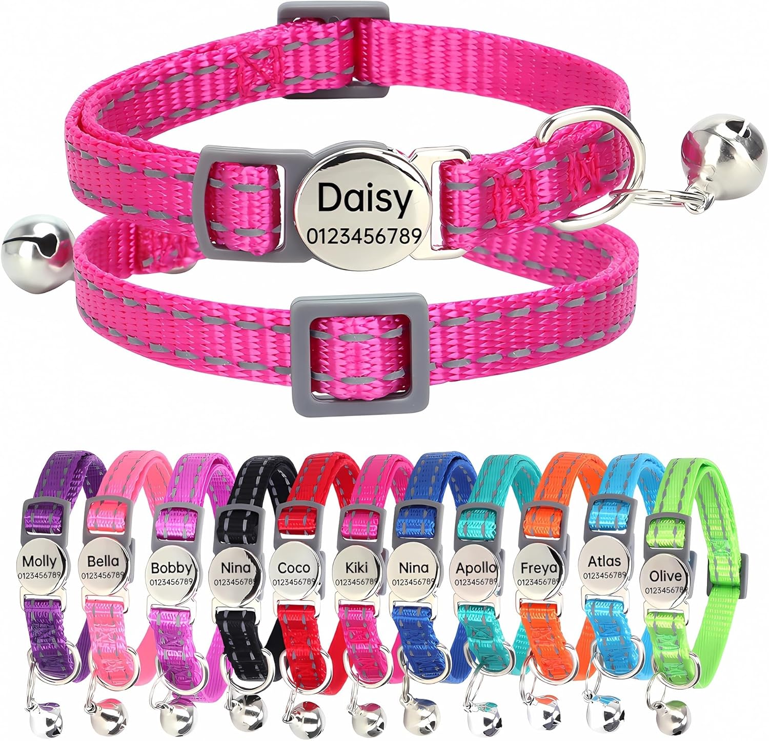 SEOUGEE Cat Collar Quick Release with | ObaPet
